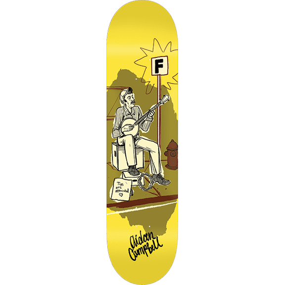 Foundation Campbell Busker Skateboard Deck-8.5