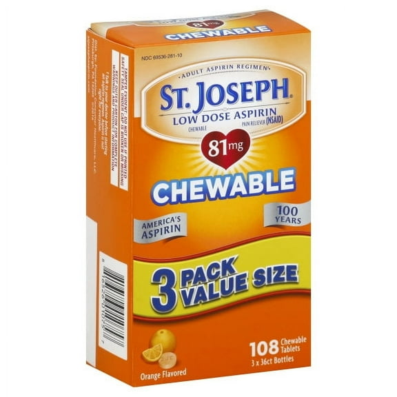 Foundation Consumer Healthcare St Joseph Aspirin, 108 ea