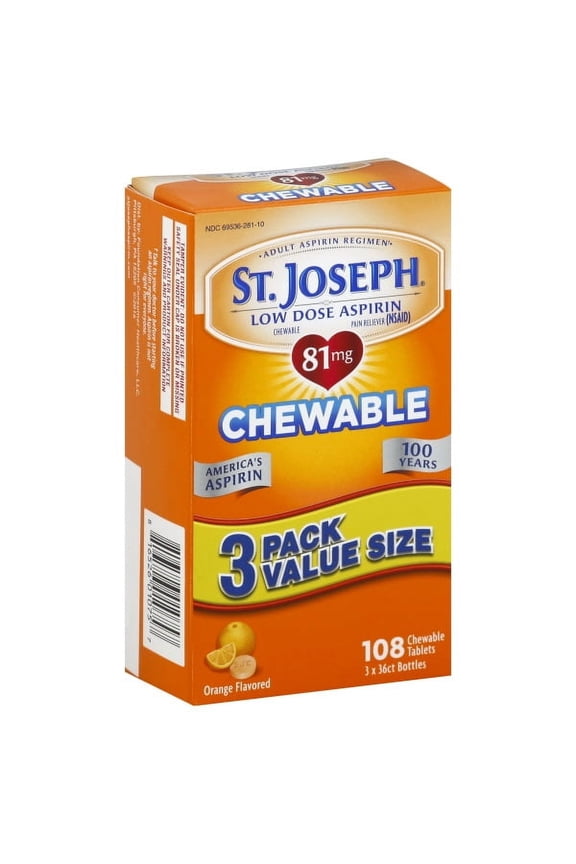 Foundation Consumer Healthcare St Joseph Aspirin, 108 ea