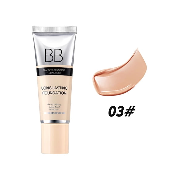Foundation Full Coverage, Cover Redness and Imperfections, Liquid Foundation, Foundation Makeup Creates Flawless Creamy Skin and Evens Skin Tone, Waterproof Foundation, Longwear Transfer