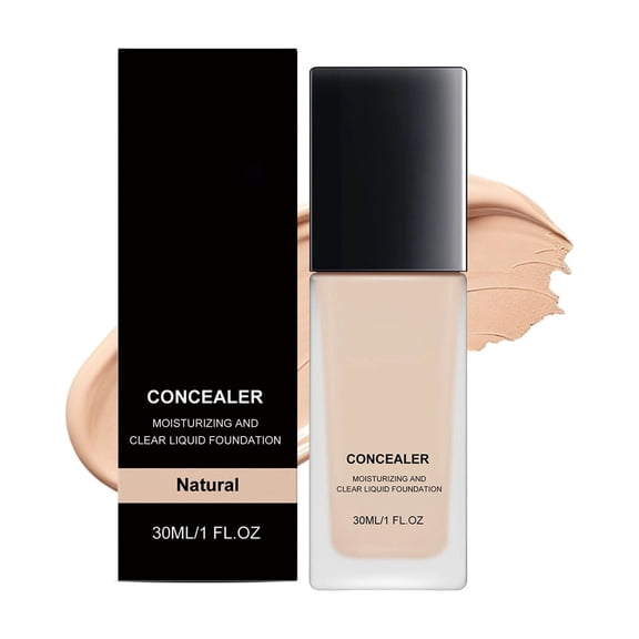 Foundation, Full-Coverage Hydrating Concealer, Blurs Imperfections Fine Lines, Foundation Makeup Longwearing Waterproof, Foundation Makeup Creates Flawless Skin and Evens Skin Tone
