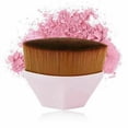thumbnail image 1 of Foundation Makeup Brush Flat Top Blush Liquid Powder Foundation Brush for Blending Liquid, Cream or Flawless Powder Cosmetics with Bonus Protective Case Pink, 1 of 2