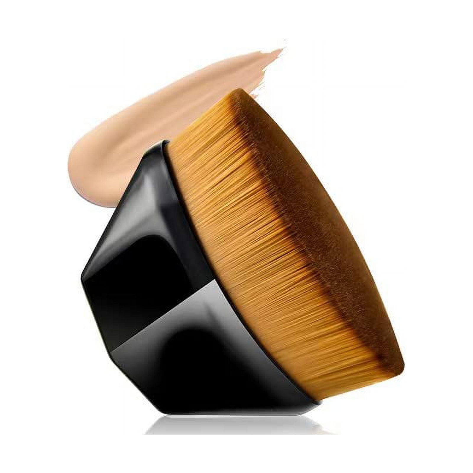 Foundation Makeup Brush Flat Top Kabuki Hexagon Face Blush Liquid