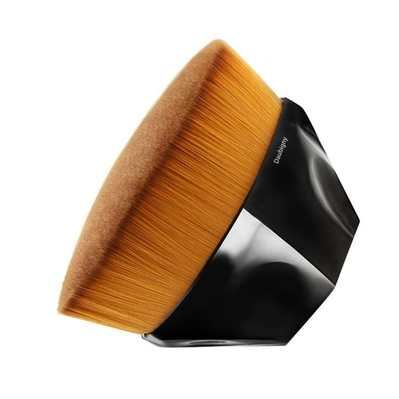 3 Pcs Foundation Makeup Brush Flat Top Kabuki Hexagon Face Blush Liquid Powder Foundation Brush for Blending Liquid-MB1010x3
