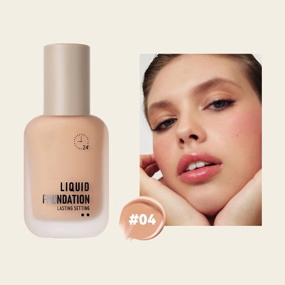 Foundation Makeup, Foundation for Mature Skin, Flawless Soft Matte Oil Control Liquid Foundation, Long Lasting Coverage, Sweat Water Resistant, Lightweight Matte Finish