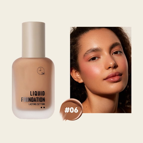 Foundation Makeup, Luxe Foundation, Flawless Soft Matte Oil Control Liquid Foundation, Long Lasting Coverage, Sweat Water Resistant, Lightweight Matte Finish