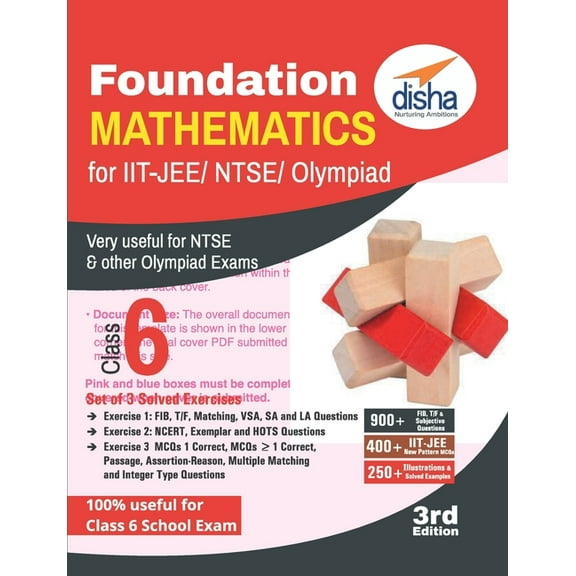 Foundation Mathematics for IIT-JEE/ NTSE/ Olympiad Class 6 - 3rd Edition, (Paperback)