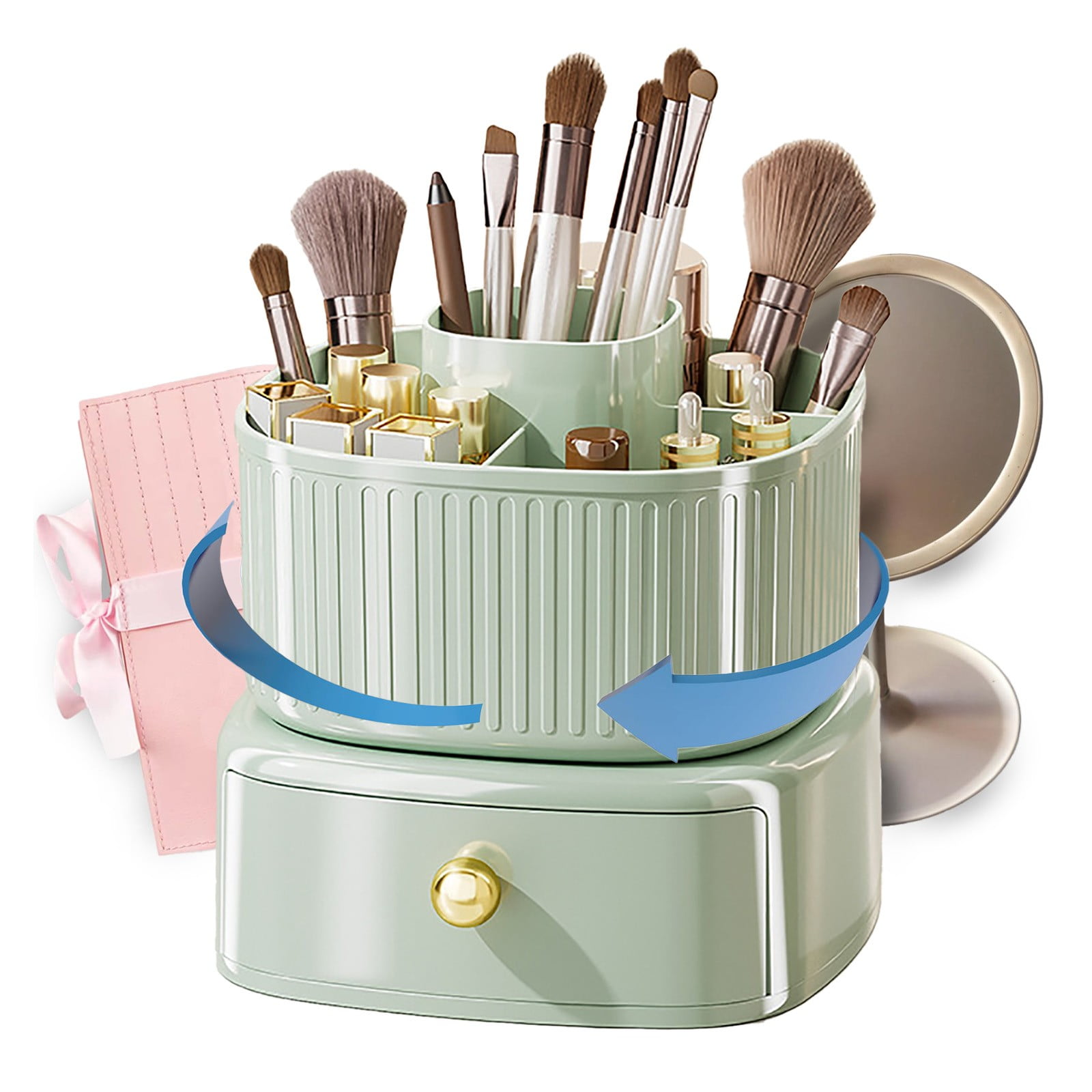 Foundation Organizer Large Travel Makeup Organizer Makeup Train Vanity