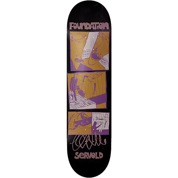 Foundation Servold The Meeting Skateboard Deck-8.5