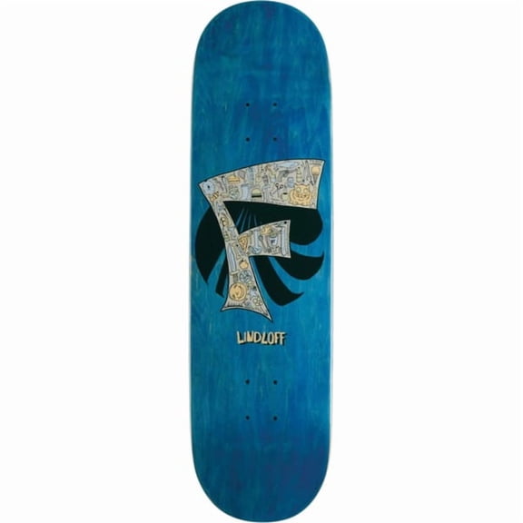 Foundation Skateboards Jesse Lindloff F Stuff Assorted Stains Skateboard Deck - 8.5" x 32" (Deck Only)