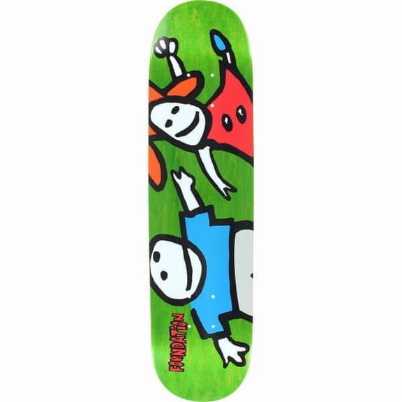 Foundation Skateboards Whipper Snapper Assorted Stains Skateboard Deck - 8" x 32.25" (Deck Only)