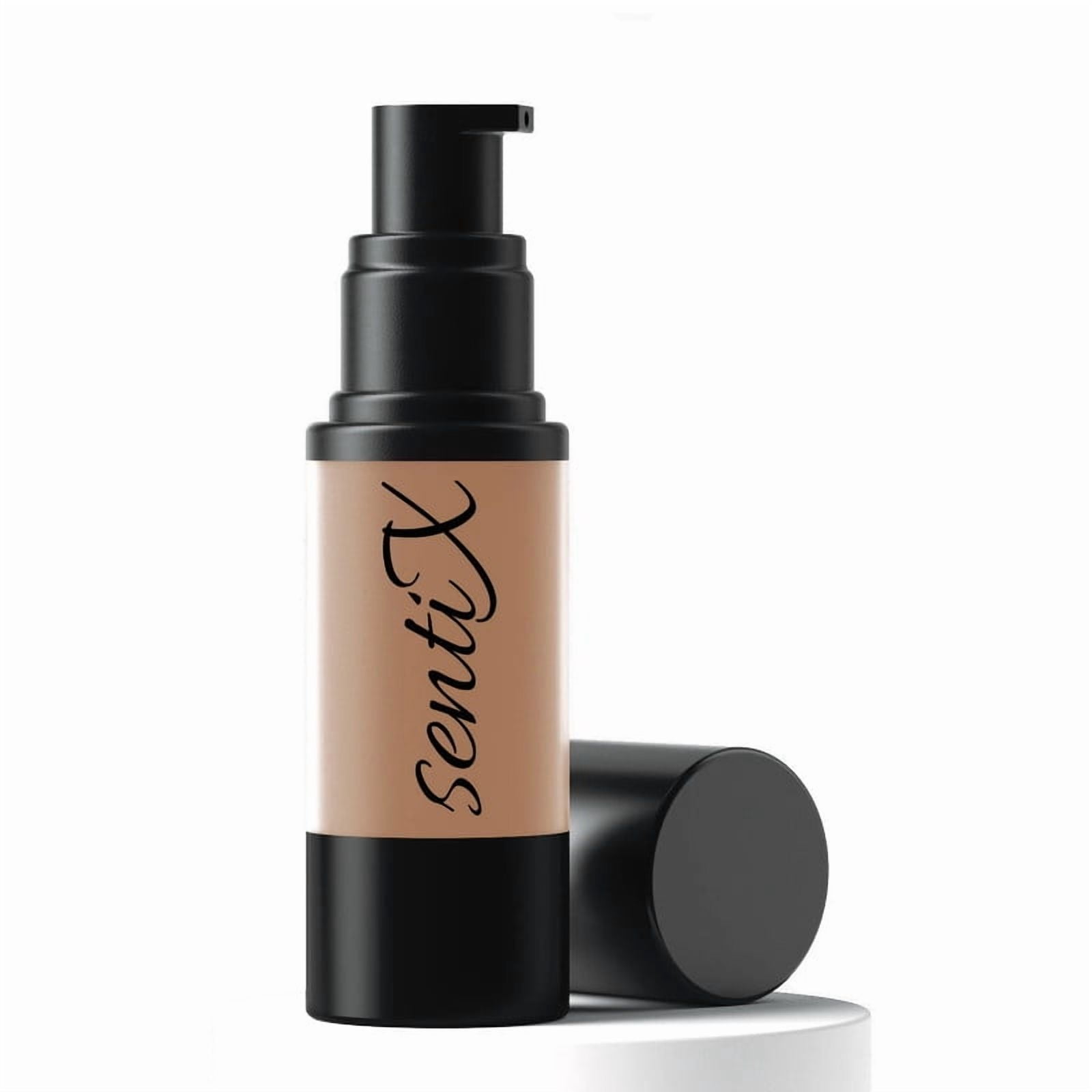 Foundation - warm undertone,Oil-Free HD Liquid Foundation – Medium to Full Coverage, Long-Wear, Hydrating & Paraben-Free