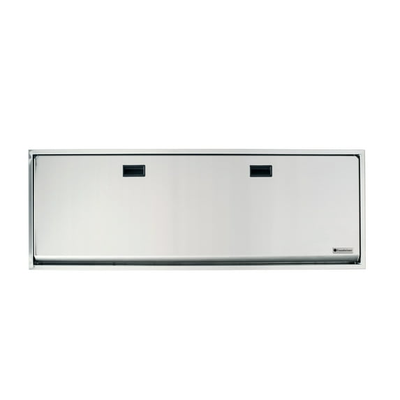 Foundations Extended Length Changing Station, Recessed Mount, Stainless Steel, 100SSE-R, 64.75" Length