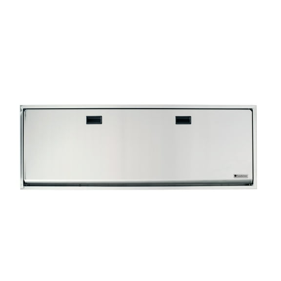 Foundations Extended Length Changing Station, Recessed Mount, Stainless Steel, 100SSE-R, 64.75" Length