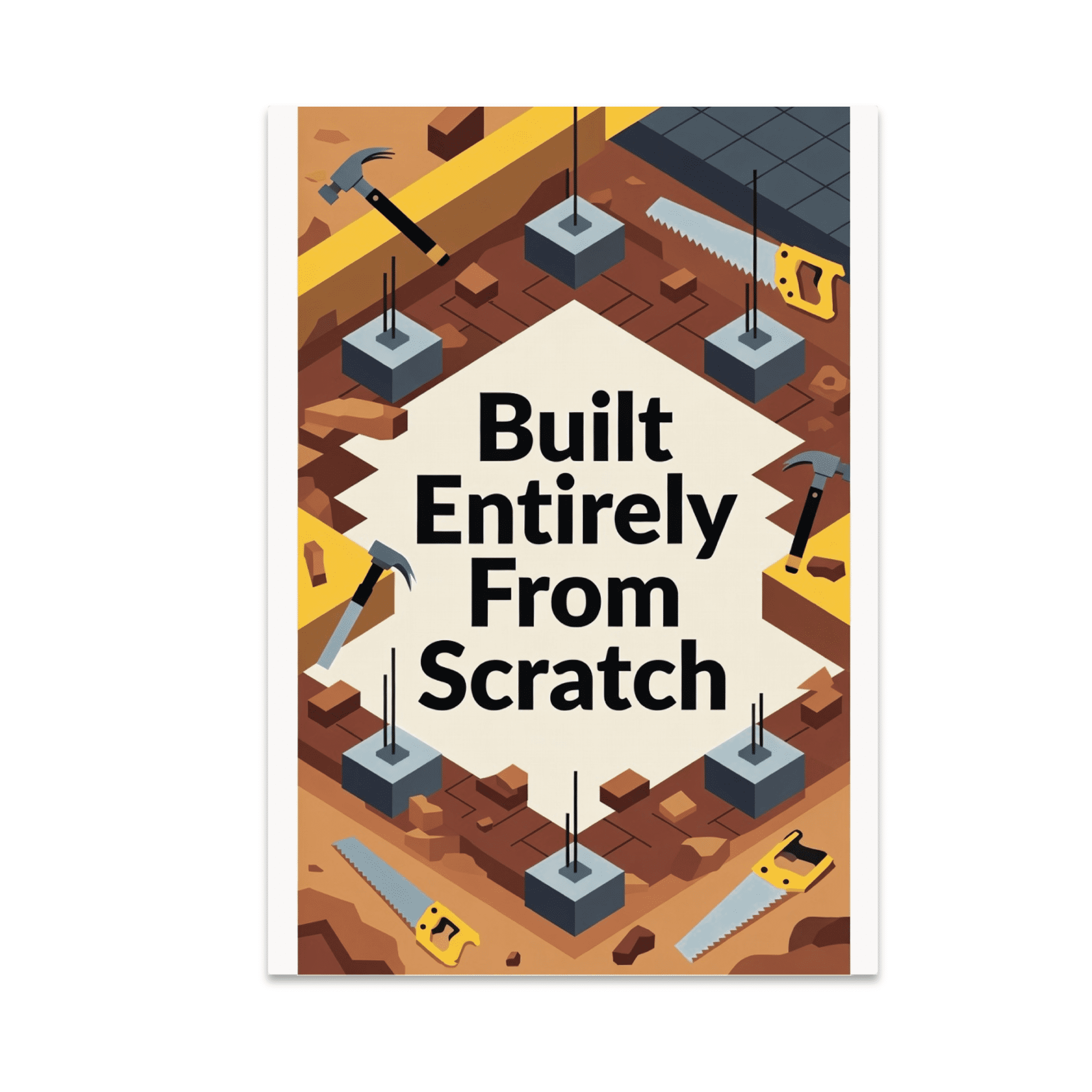 Foundations Building Wall Decor - Construction Enthusiast - 13x19 ...