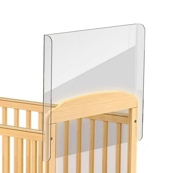 Foundations CareShield 1-Sided Crib Divider for SafetyCraft & Serenity Cribs, Plexiglass Barrier