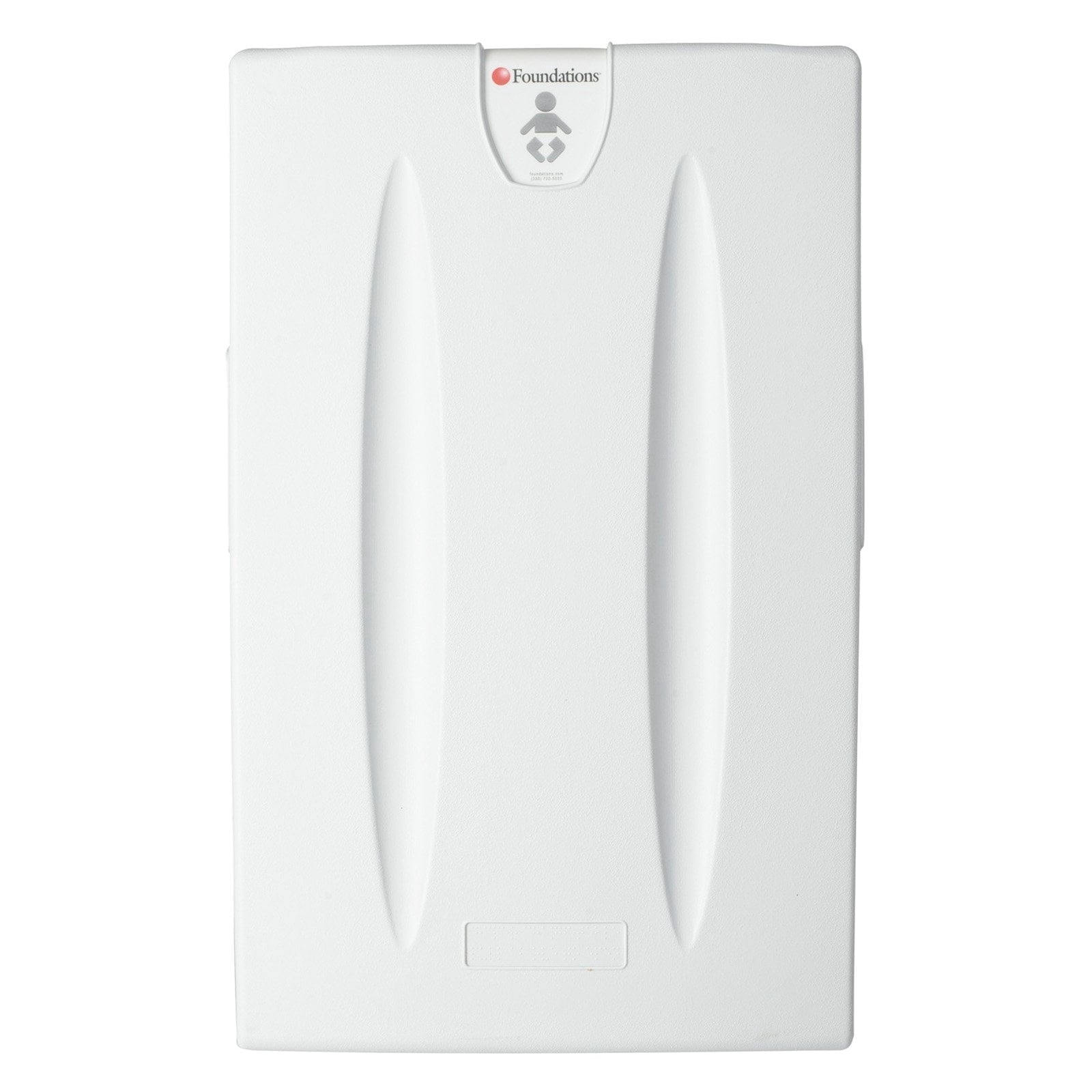 Foundations Classic Vertical Baby Changing Station, EZ Mount Backer Plate, 100-EV-BP, Gray