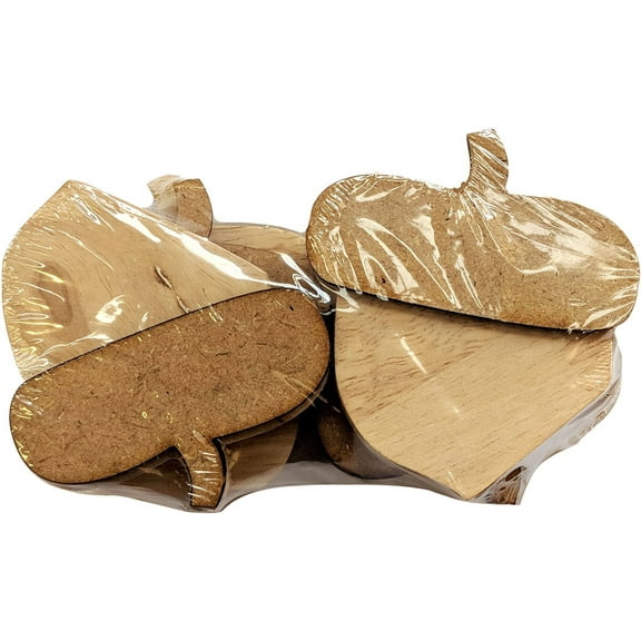 Foundations Decor Wood November Acorns 4/Pkg