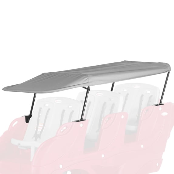Foundations Gaggle Parade 6 Buggy Canopy Roof, Sun & Rain Protection with Steel Frame, Gray