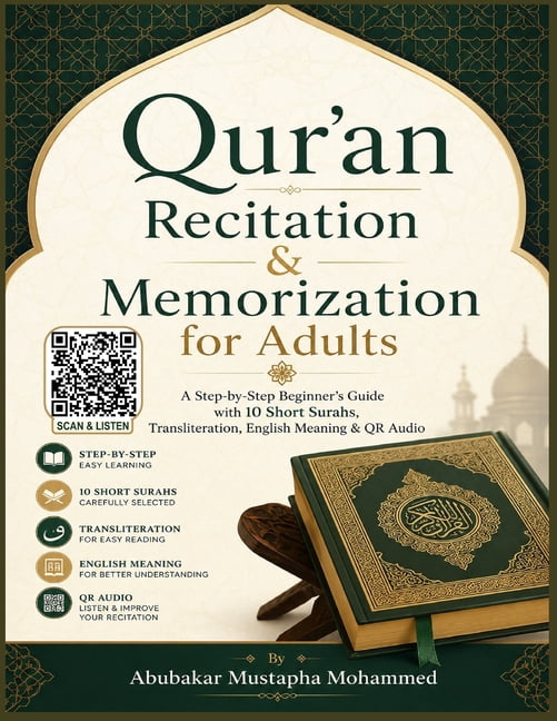 Foundations of Islam Qur'an Recitation & Memorization for Adults: A Step-by-Step Beginner's Guide with 10 Short Surahs, Transliteration, Engl, Book 9, (Paperback)
