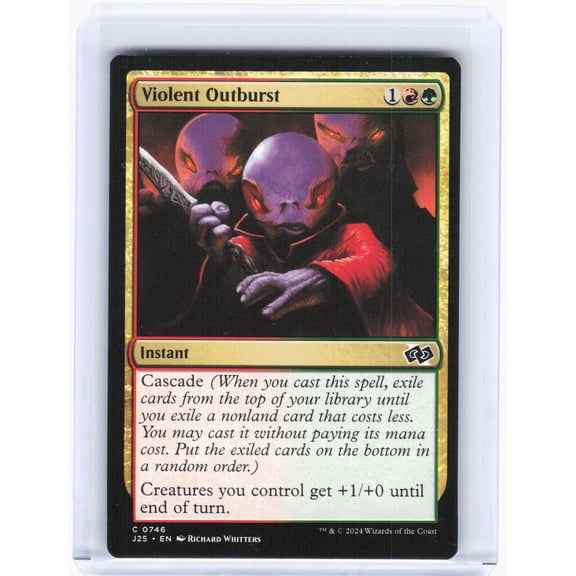 Foundations Jumpstart Violent Outburst Non-Foil Common #746