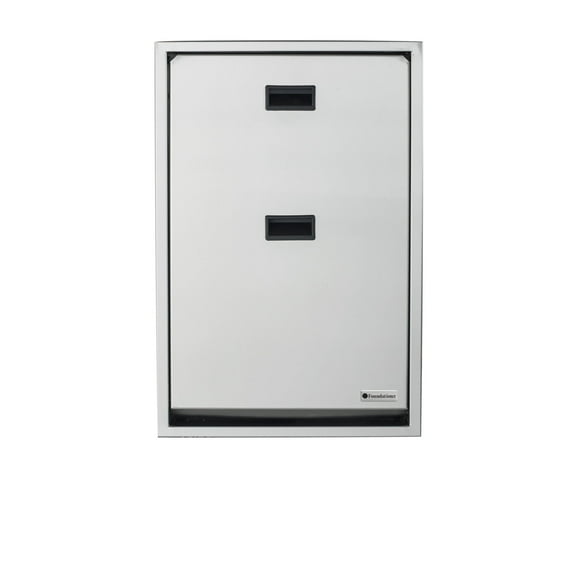 Foundations Premier Vertical Baby Changing Station, Recessed Mount, 100SSV-R, Stainless Steel