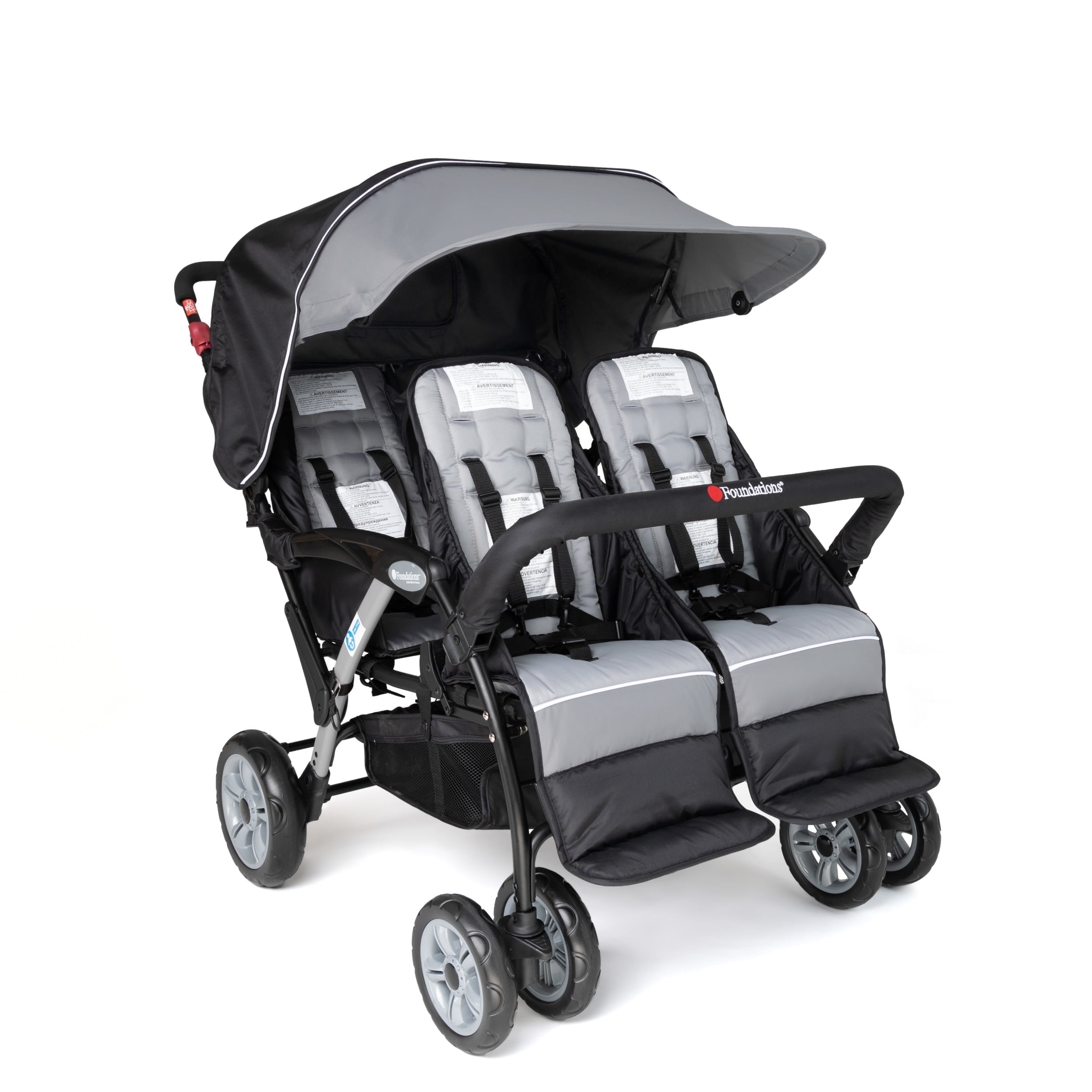 Tandem Stroller Childcraft Quad Stroller MULTI CHILD QUAD STROLLER