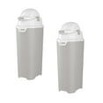 thumbnail image 1 of Foundations Tall Diaper Pail, Gray, 2-Pack, 1 of 8