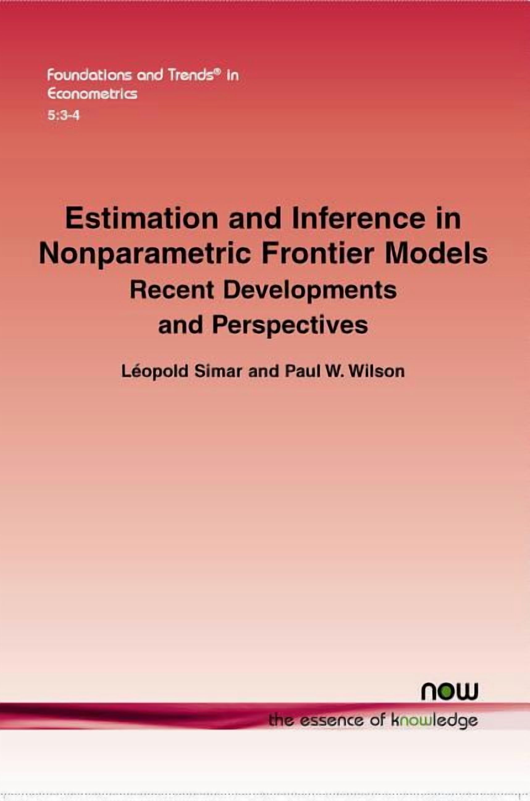 Foundations and Trends(r) in Econometric Estimation and Inference in ...