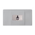 thumbnail image 1 of Foundations Ultra Horizontal Baby Changing Station, EZ Mount Backer Plate Included, Gray (200-EH-01), 1 of 12
