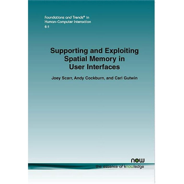 Foundations and Trends(r) in Human-Computer Interaction