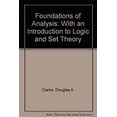 thumbnail image 1 of Pre-Owned Foundations of Analysis : With an Introduction to Logic and Set Theory 9780390197566 Used, 1 of 1