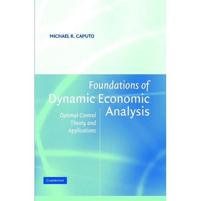 Foundations of Dynamic Economic Analysis, (Hardcover) - Walmart ...