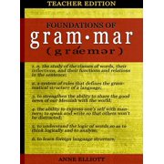Foundations of Grammar Teachers Guide, Paperback