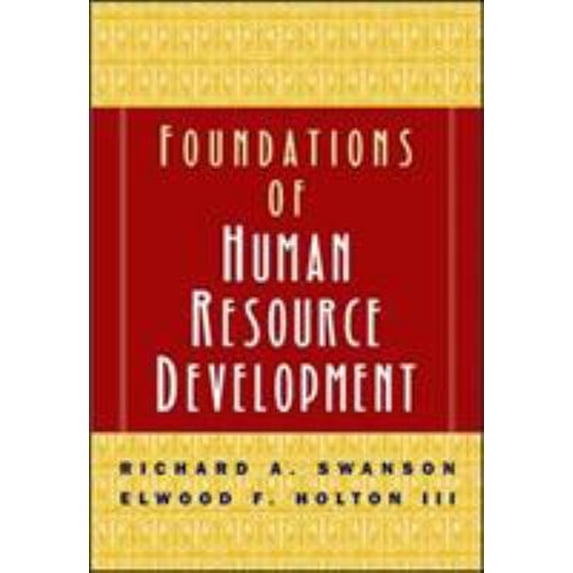 Foundations of Human Resource Development