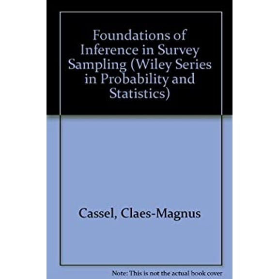 Pre-Owned Foundations of Inference in Survey Sampling (Hardcover) 9780471025634