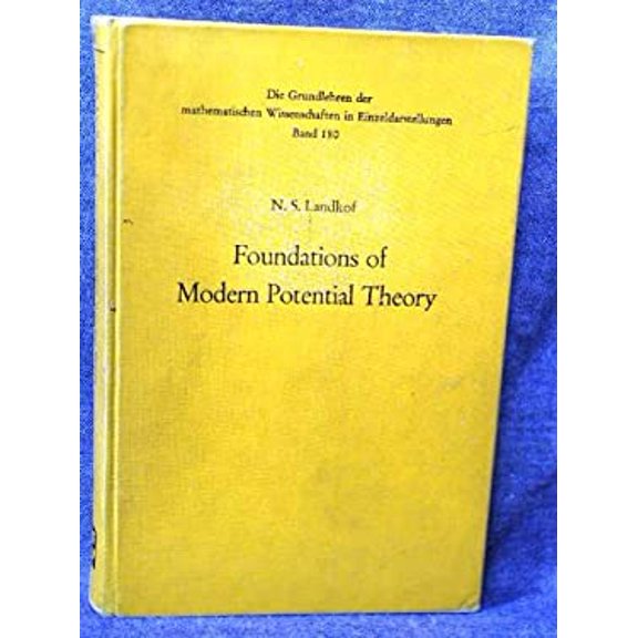 Pre-Owned Foundations of Modern Potential Theory (Hardcover) 9780387053943