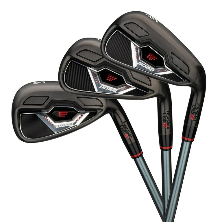 Founders Club Bomb Combo Irons Graphite Golf Set 3-PW Plus