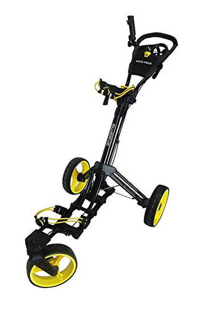 Founders Club Swerve 360 Swivel Wheel Qwik Fold Golf Push Cart with