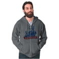 thumbnail image 1 of Funny Alexander Hammeredton Party Zip Up Hoodie Men's Women's Brisco Brands 2X, 1 of 6