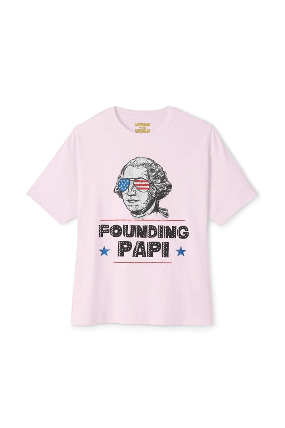 Founding Papi George Washington T-shirt | 4th Of July Funny Viral Latino Tees | Unisex - 4 Colors