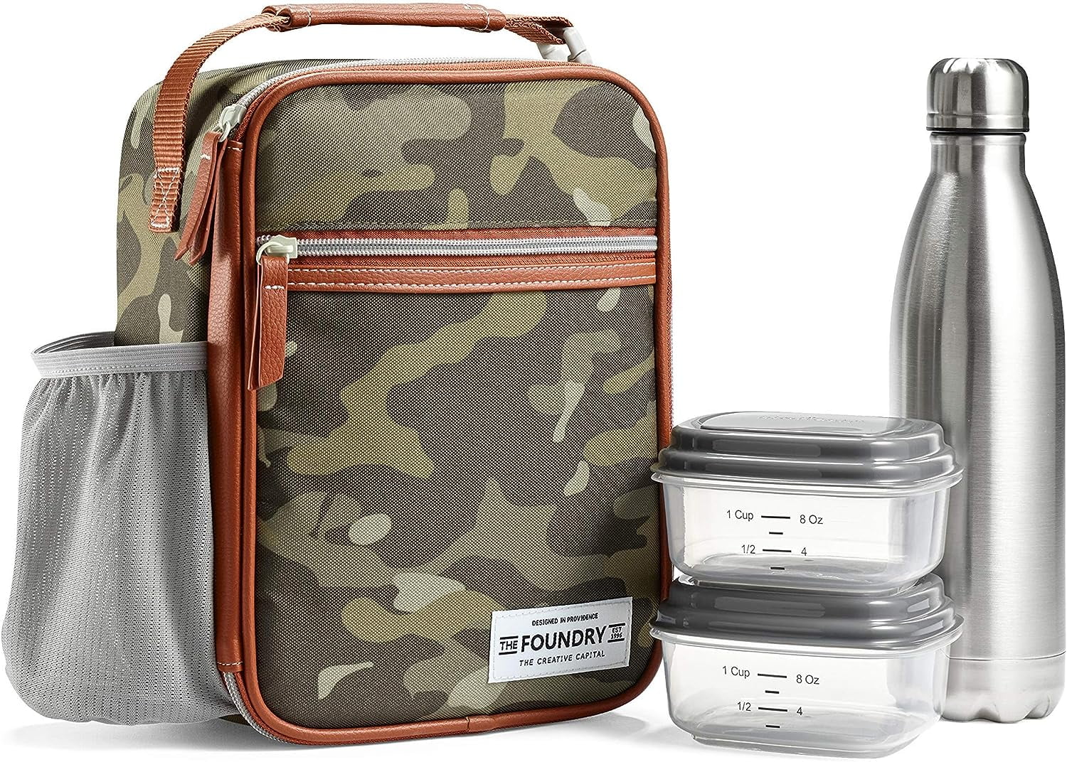 Foundry, Thayer Adult Insulated Lunch Bag with Side & Front Pouches