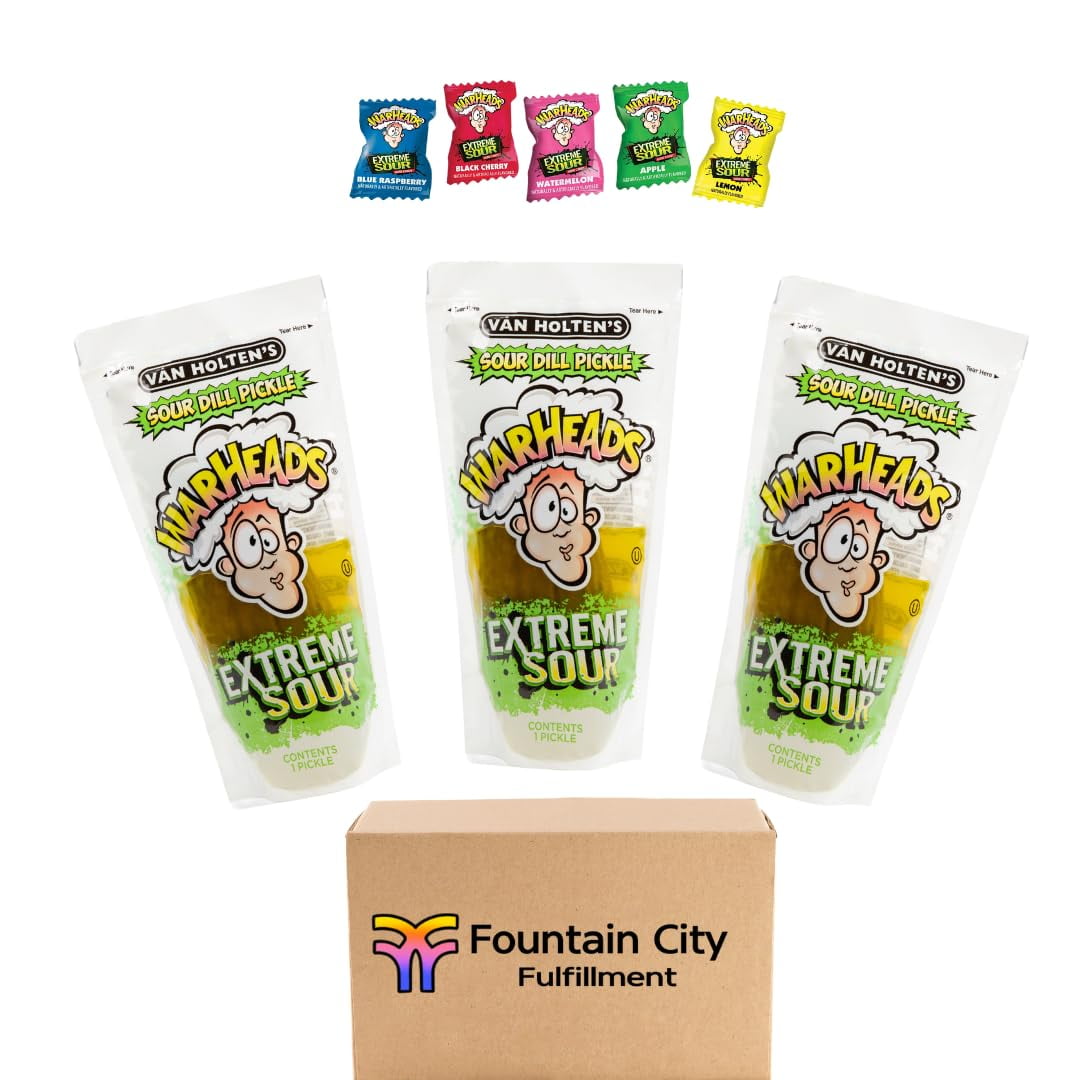 Fountain City Fulfillment Warhead Pickle Candy Pack 1 Van Holten's