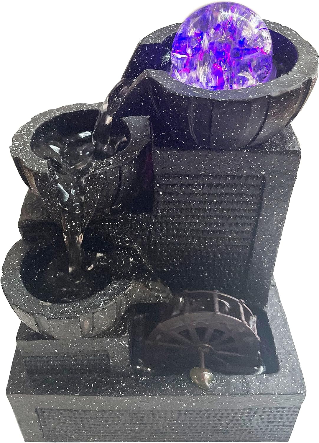 Fountain Desktop Fountain With Crystal Indoor Water Waterfall Fountain
