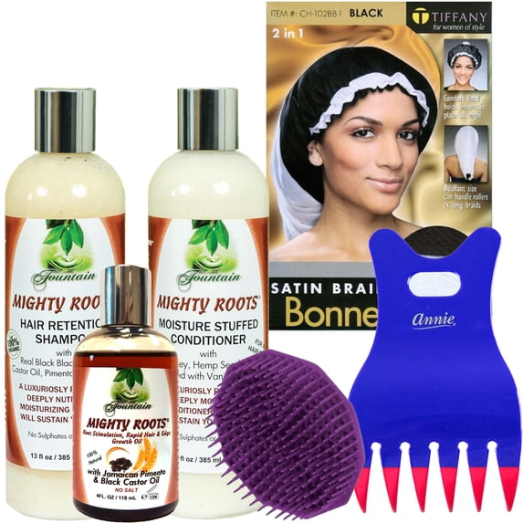 Fountain Mighty Roots Hair Growth Retention System with Jamaican Pimento & Black Castor Oil
