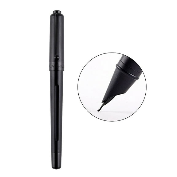 Bent Nib Calligraphy Pen Metal Fountain Pen Business Pen Smooth Writing Pen Signature Pen Supplies for Writing