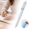 thumbnail image 1 of Fountain Pen,Black Ink Pens 0.38mm Ultra Fine point Smooth Writing Pens with Silicone Grip,Retractable Cute Pens for Journaling NoteTaking Sketching Drawing Stationery,with Ink Absorber (White), 1 of 8