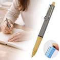 thumbnail image 1 of Fountain Pen,Black Ink Pens 0.38mm Ultra Fine point Smooth Writing Pens with Silicone Grip,Retractable Cute Pens for Journaling NoteTaking Sketching Drawing Stationery,with Ink Absorber (Khaki), 1 of 8