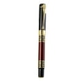 thumbnail image 1 of Fountain Pen Handcrafted Vintage Collection with Ink Refill Converter Smooth Writing Calligraphy Business Gift, Durable Metal Construction With Refillable Ink System, 1Pc(Red,5.5x0.5"), 1 of 9