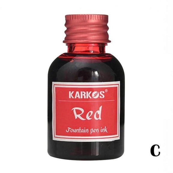 Fountain Pen Ink in Bottle with 11 Color Choices, Rich and Bright for Writing